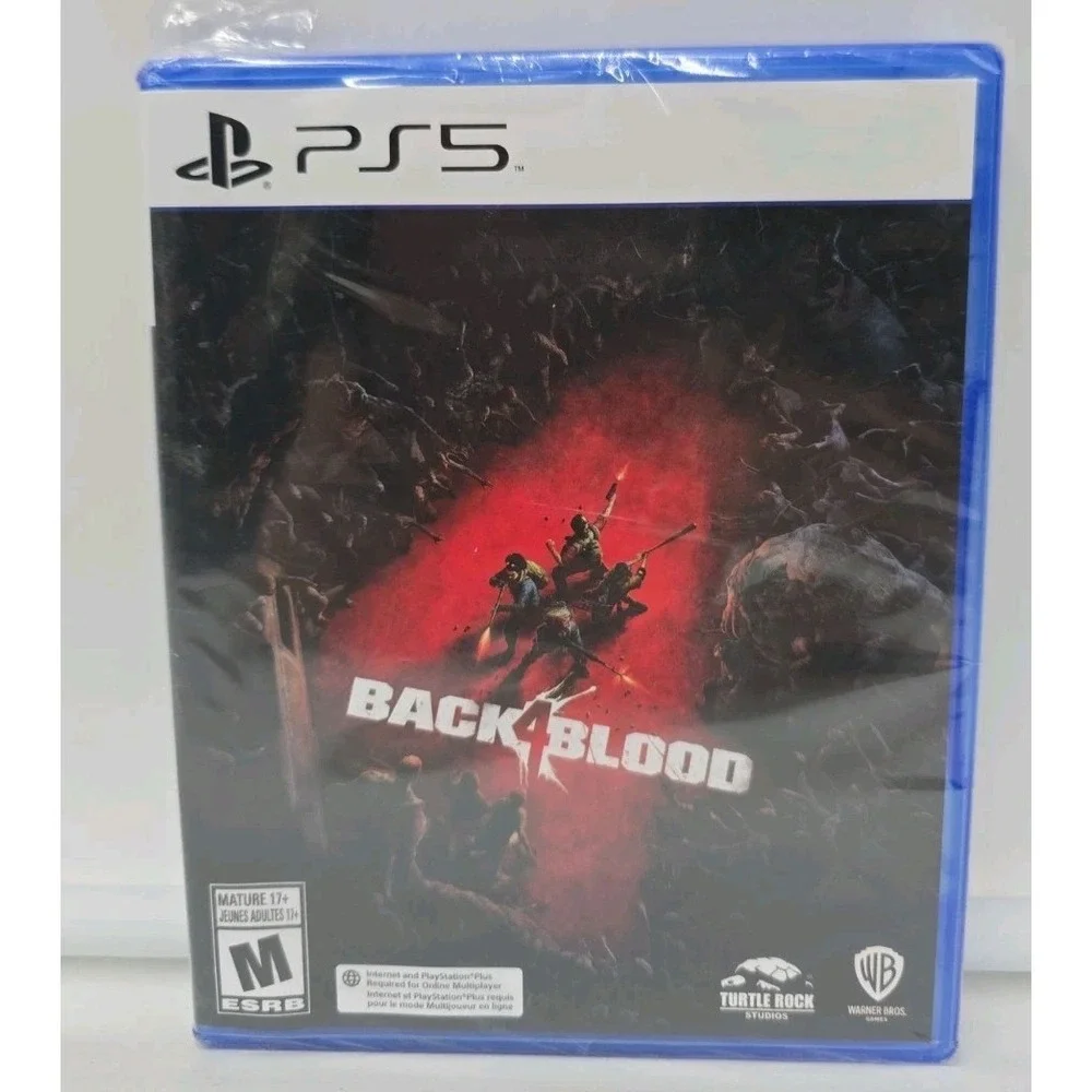 NEW Back 4 Blood PS5 PlayStation 5 Zombie Survival Horror Co-Op FPS Video Game